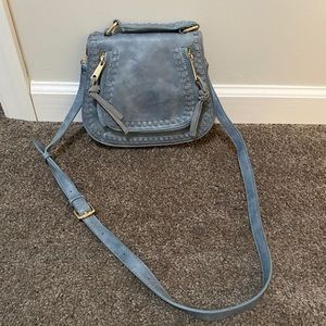 Light blue crossbody purse